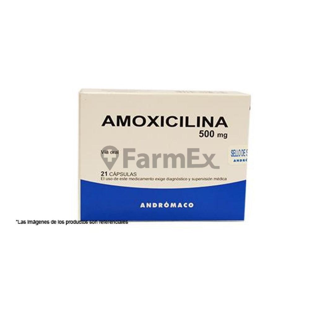 Amoxicilina 500 mg x 221 comp ANDROMACO
